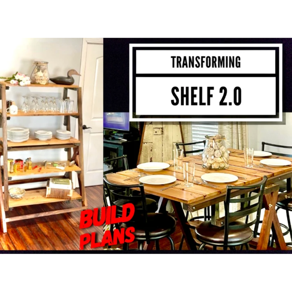 Transforming Shelf 2.0 Plan — Matthew Peech Woodworking